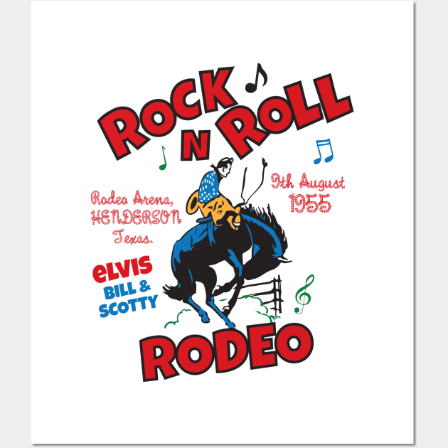 Rock N Roll Rodeo Wall Art by PopGraphics